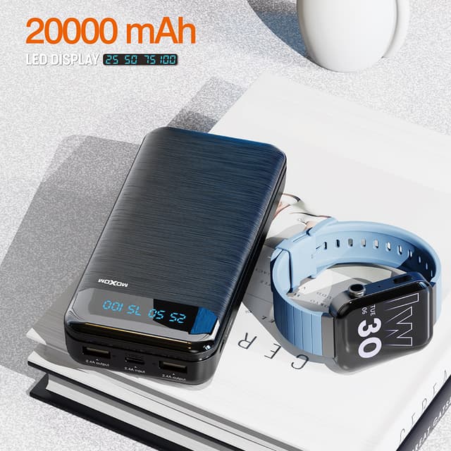 Power bank Moxom MX-PB42 QC22.5W+PD20W 20000mAh 2.4A crni-2