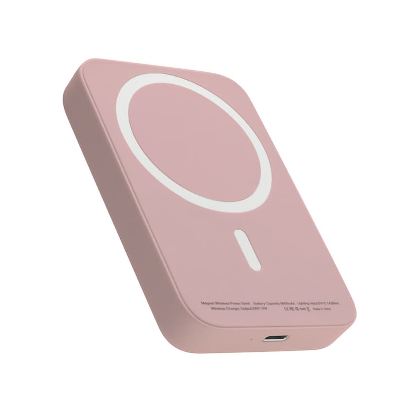 Power bank MagSafe 5000 mAh roze-0