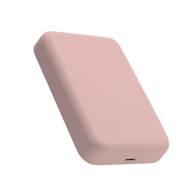 Power bank MagSafe 5000 mAh roze-1