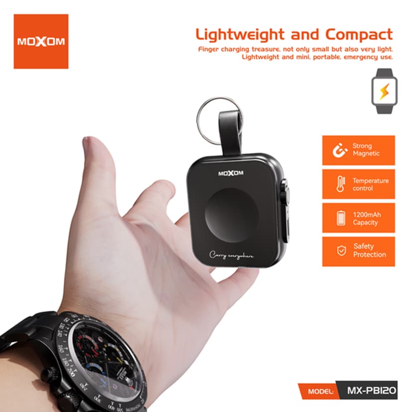 Power bank za smart watch MOXOM MX-PB120 2500mAh-2