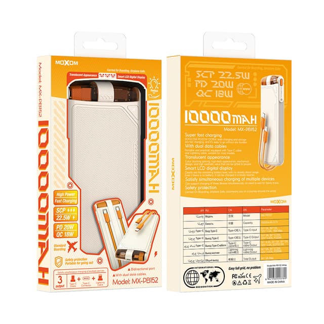 Power bank Moxom MX-PB152 super brzi PD20W QC18W SCP22.5W 10000mAh 3A beli-3