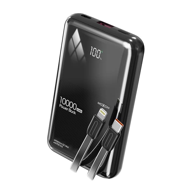 Power bank Moxom MX-PB153 super brzi PD20W QC18W SCP22.5W 10000mAh 3A crni-0