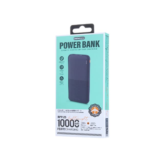 Power Bank Remax Langer 2 RPP-23 brzo punjenje  20W+22.5W PD+QC 10000mAh 2.4 crni-2