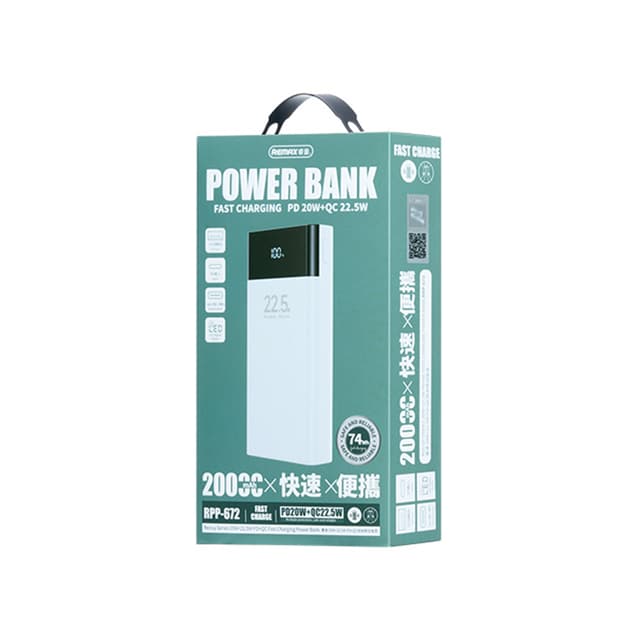 Power Bank REMAX Reciuy Series RPP-672 20W+22.5W PD+QC 20000mAh beli-2