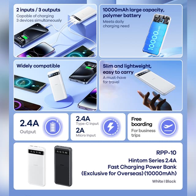 Power bank REMAX RPP-10 10000mAh beli-3