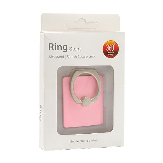 Drzac RING STENT za mobilni telefon roze-1