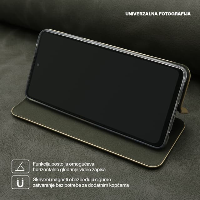 Futrola BI FOLD Ihave za Samsung A166B Galaxy A16 5G zlatna-4