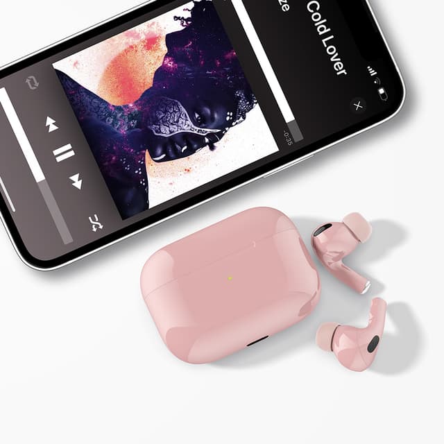 Slusalice Bluetooth Comicell AirBuds 2 pink-2