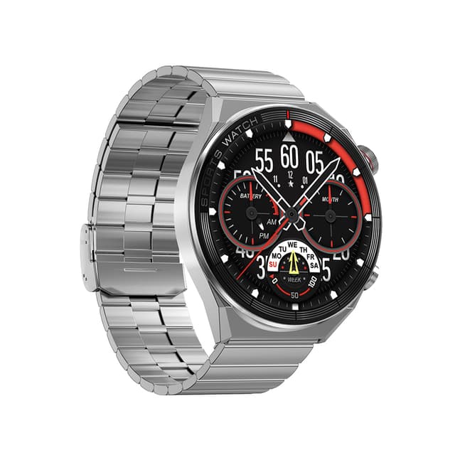 Smart Watch DT3 Mate silver (metalna i silikonska narukvica)-0