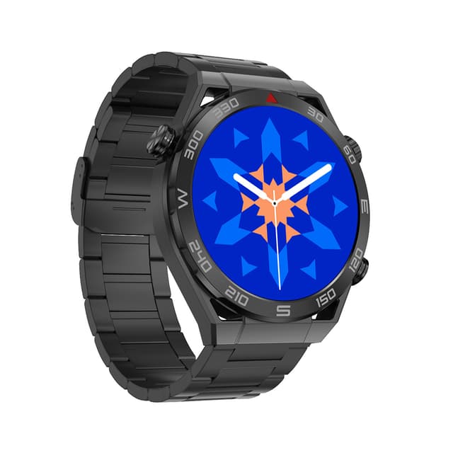 Smart Watch DT Ultramate crni (metalna i silikonska narukvica)-0