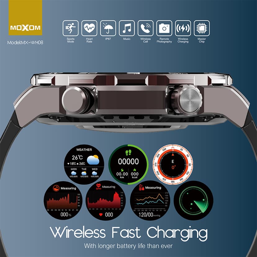 Smart Watch Moxom MX-WH08 crni-4