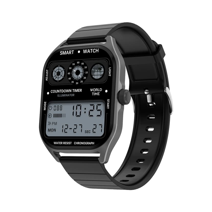 Smart Watch DT99 crni (silikonska narukvica)-0