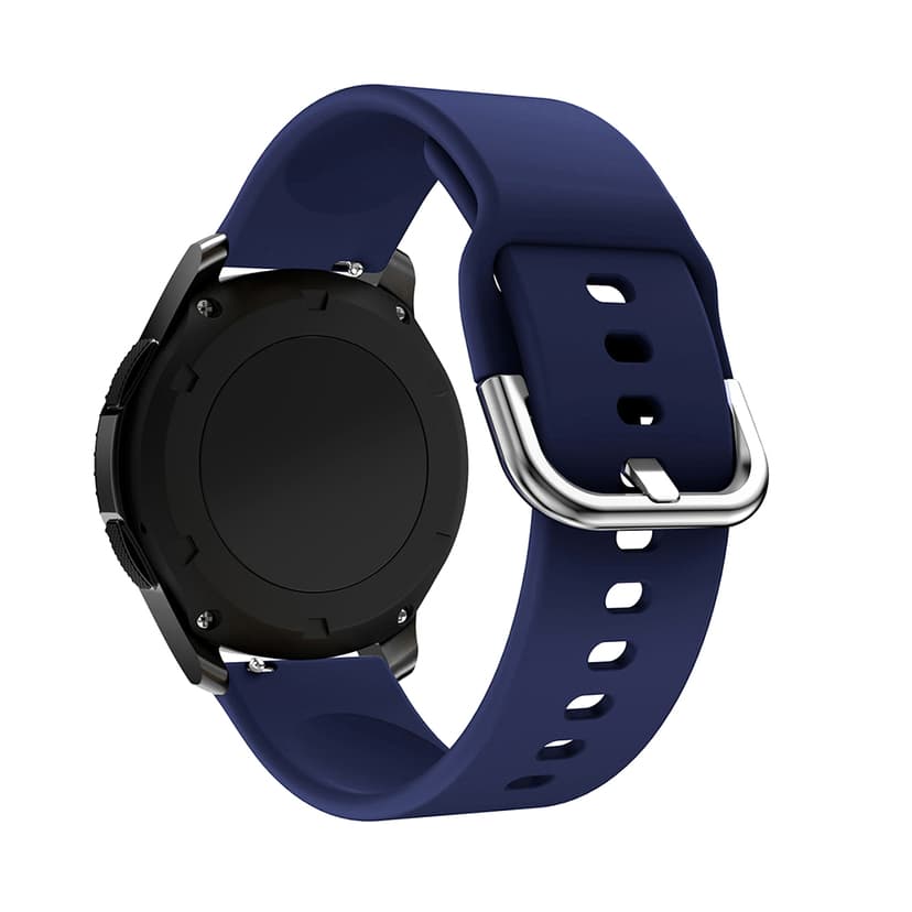 Narukvica za smart watch Silicone Solid 22mm tamno plava-0