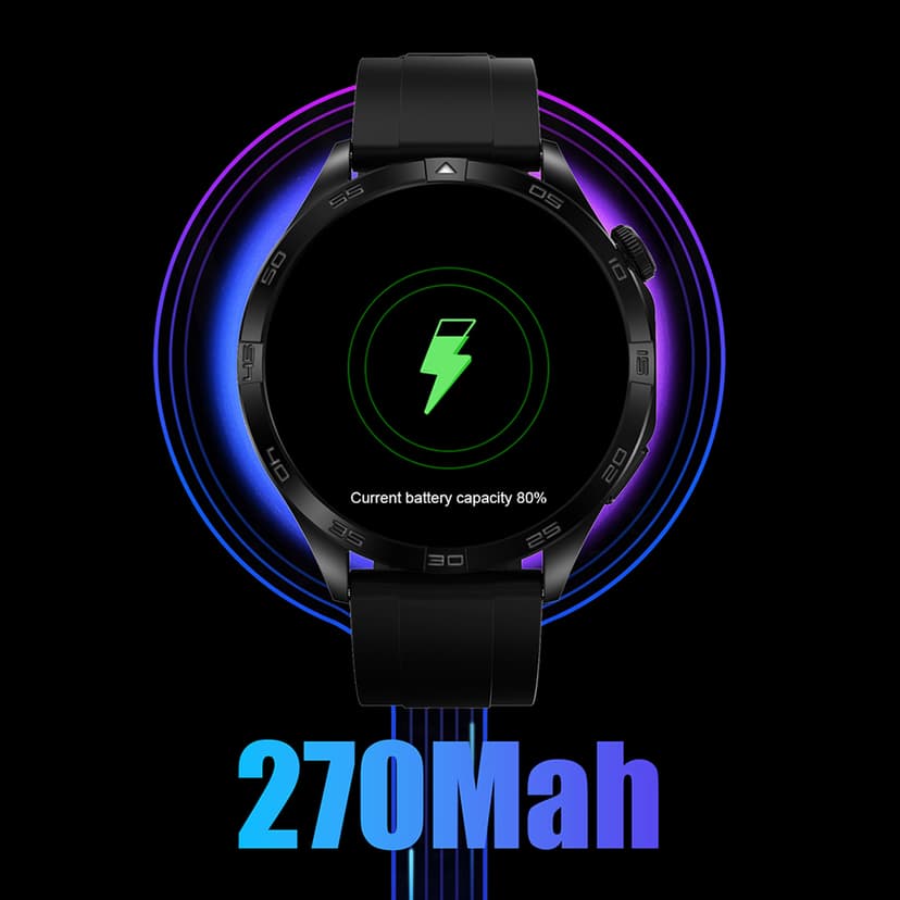 Smart Watch DT5 Mate crni (silikonska narukvica)-7