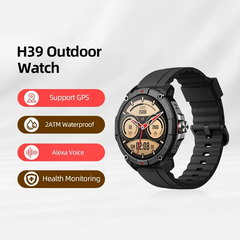 Smart watch AWEI H39 crni-1