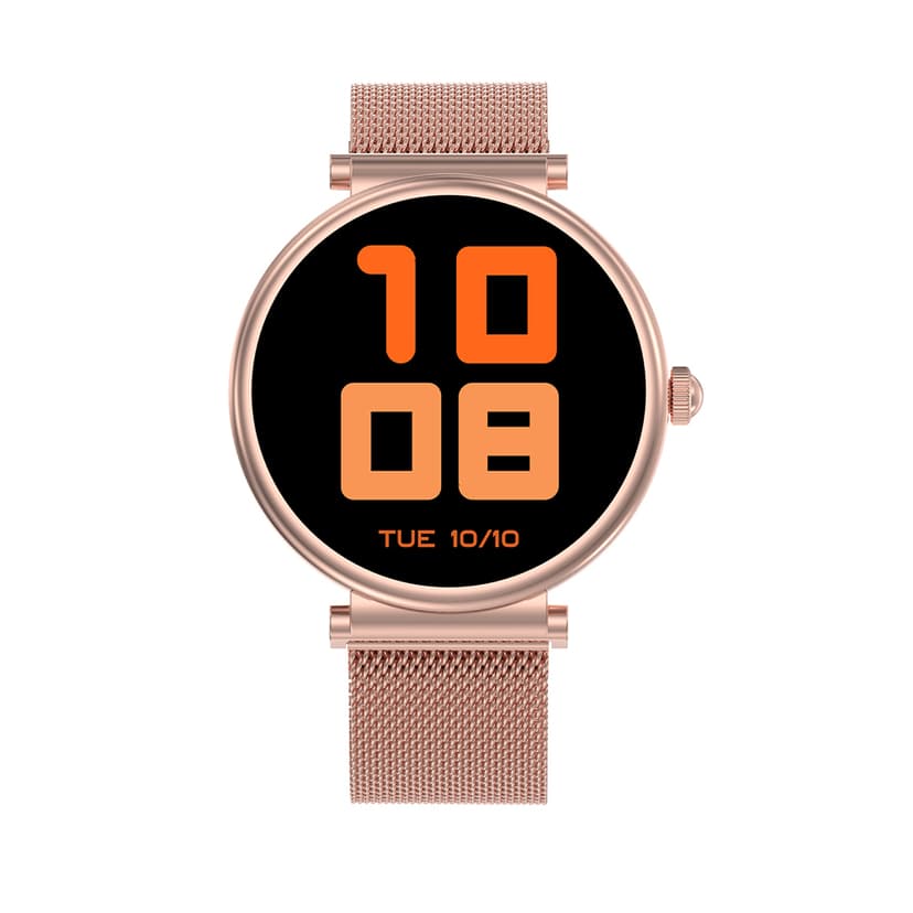 Smart watch DT109 zlatni (silikonska i metalna narukvica)-2