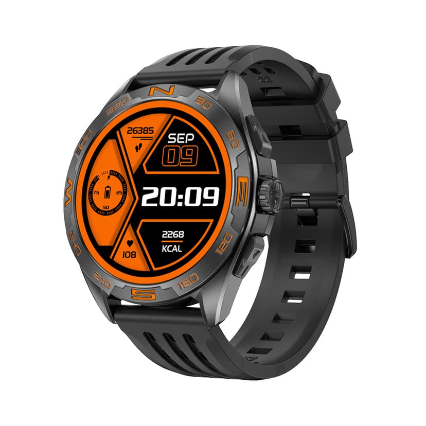 Smart watch DT M1 crni (silikonska narukvica)-0