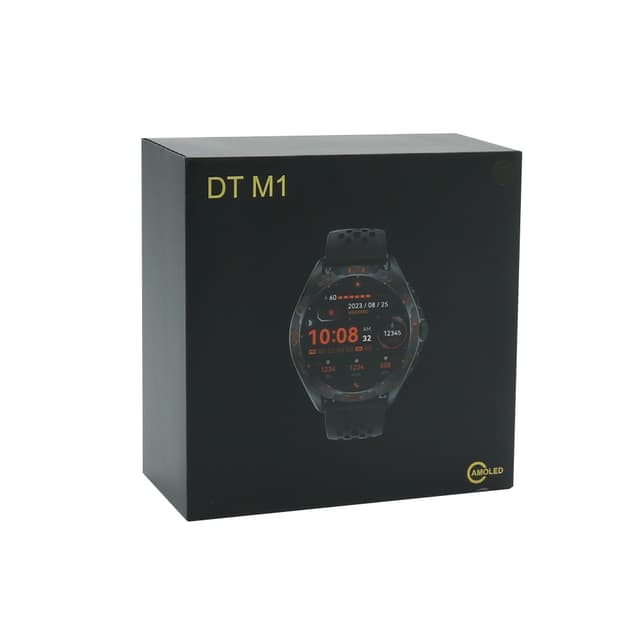 Smart watch DT M1 crni (silikonska narukvica)-4