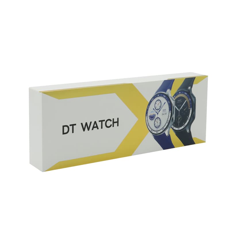 Smart watch DT Watch X crni (crna silikonska i braon kozna narukvica)-5