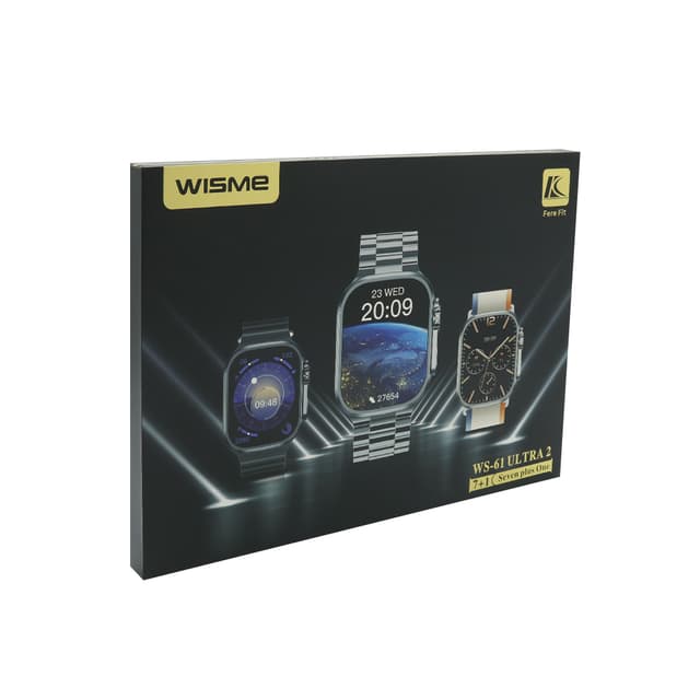 Smart watch WS-61 ULTRA 2 srebrni (7 narukvica)-3