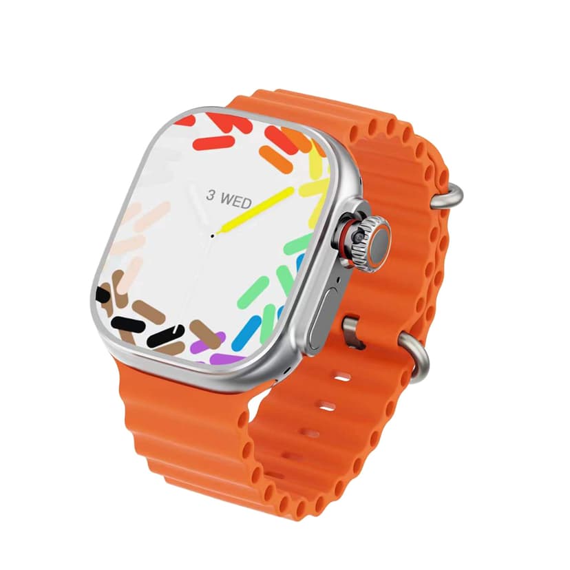 Smart watch 4G Network WATCH ULTRA sivi (narandzasta narukvica)-0