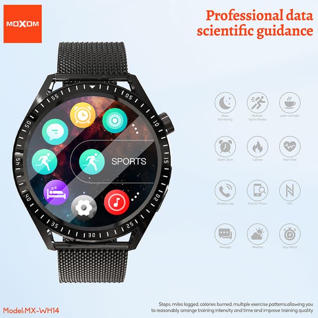 Smart watch Moxom MX-WH14 crni-2