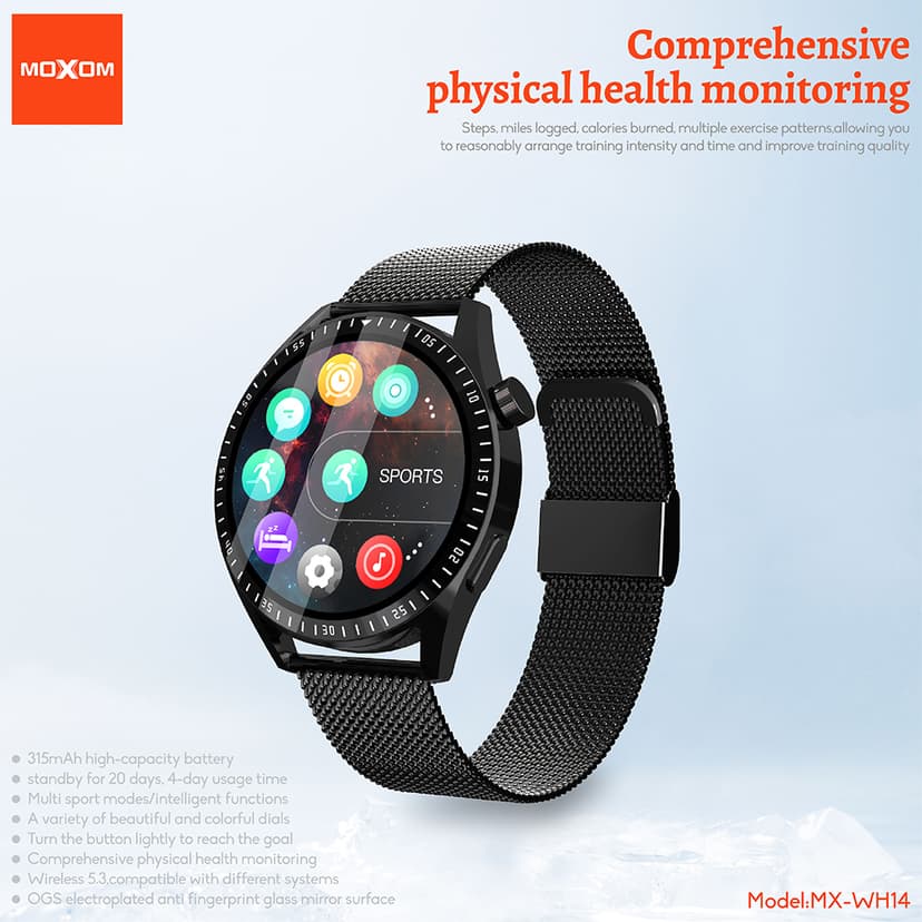 Smart watch Moxom MX-WH14 crni-5