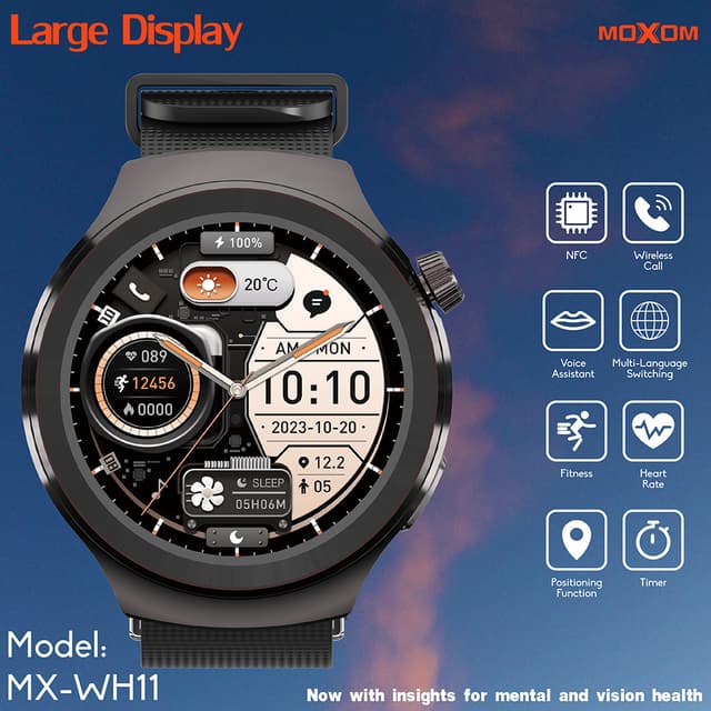 Smart watch Moxom MX-WH11 crni-2