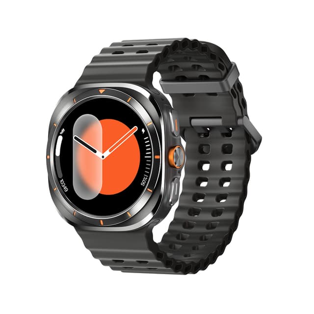 Smart watch W7 Watch Ultra crni (crna silikonska narukvica)-0