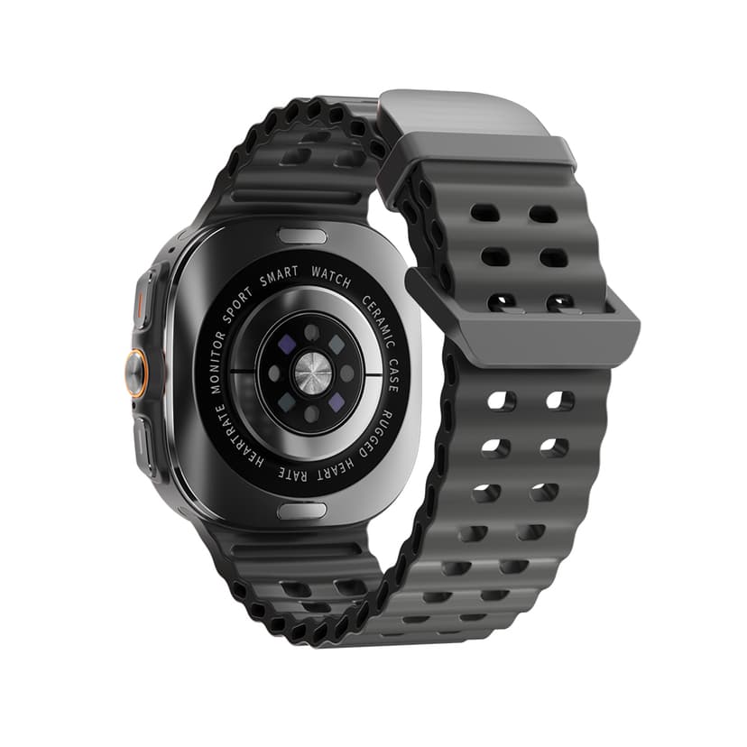 Smart watch W7 Watch Ultra crni (crna silikonska narukvica)-3