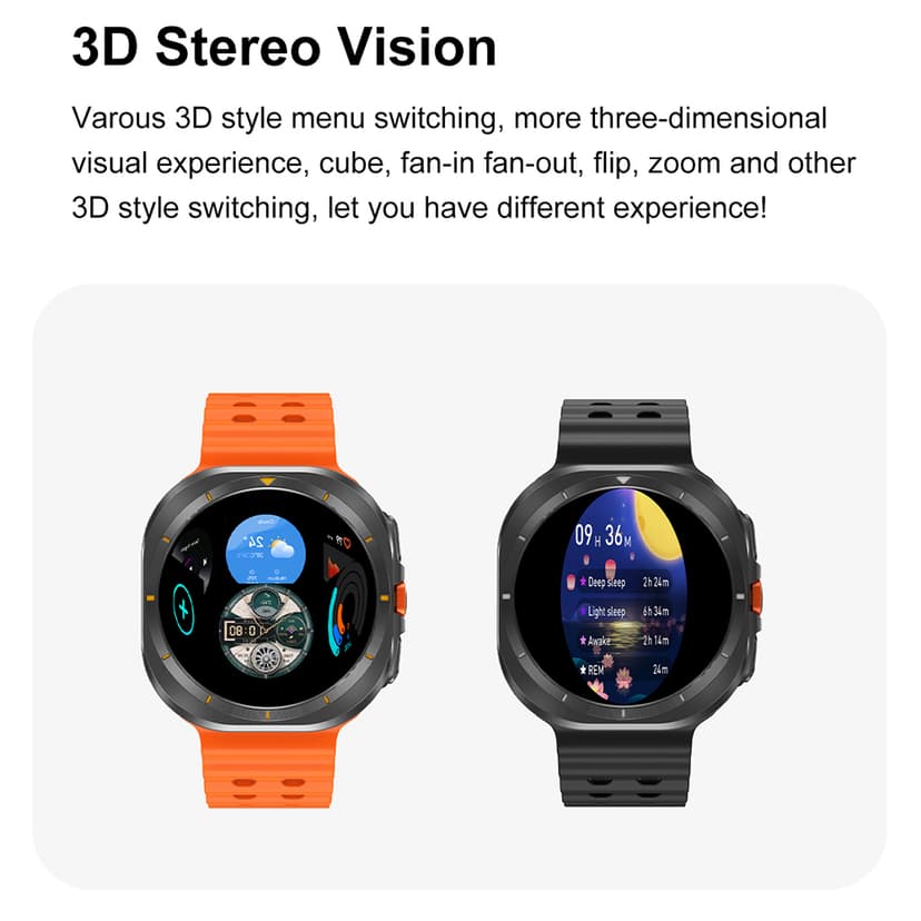 Smart watch DT WATCH ULTRA srebrni (bela silikonska narukvica)-4