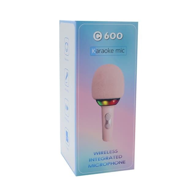 Mikrofon Bluetooth C600 pink-3